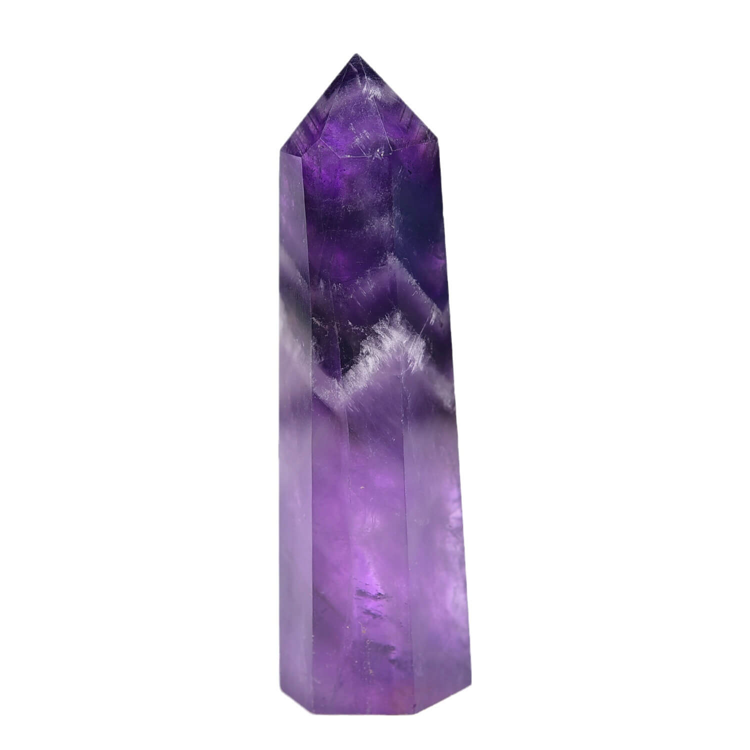 High Quality Amethyst Crystal Vogel point