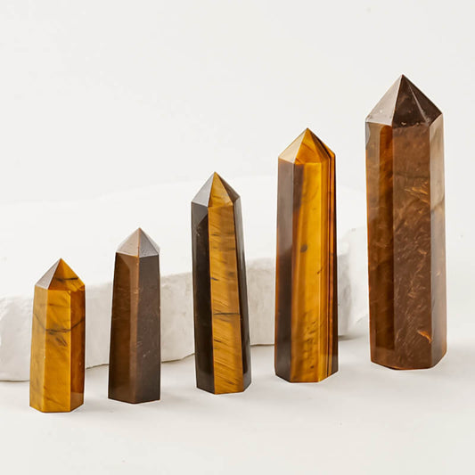 Yellow Tiger Eye Crystal Point