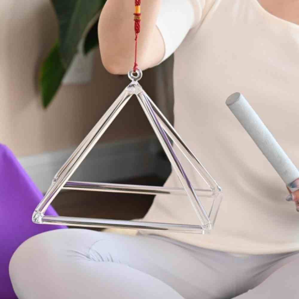 crystal pyramid for chakra alignment