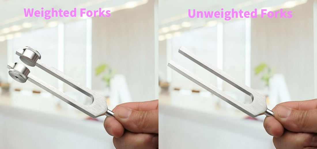 Weighted vs. Unweighted Tuning Forks