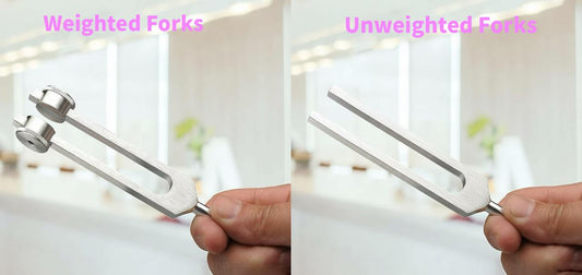 Weighted vs. Unweighted Tuning Forks