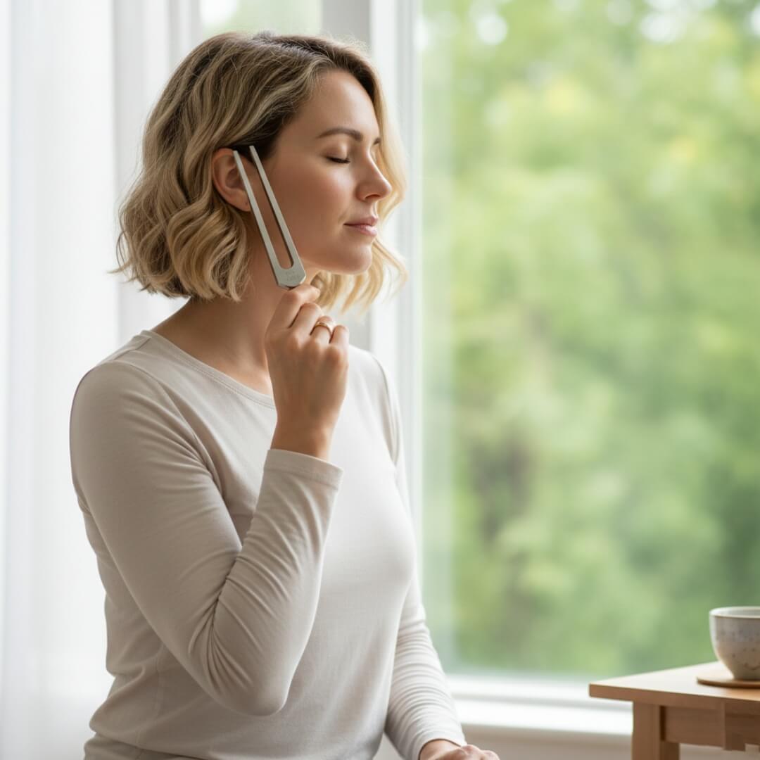 tuning fork for anxiety and overthinking