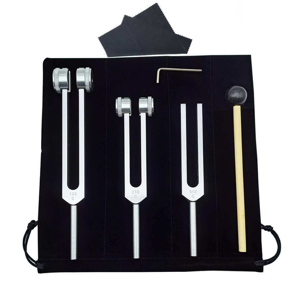 128Hz 256Hz 512Hz tuning forks set