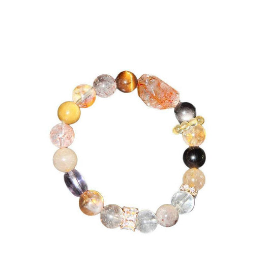 Ovivra 7 Chakra Healing Bracelet – 10mm Natural Gemstone Beads