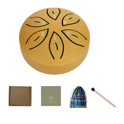 Ovivra 3" 6 Notes Steel Tongue Drum - Portable Ethereal Healing Drum