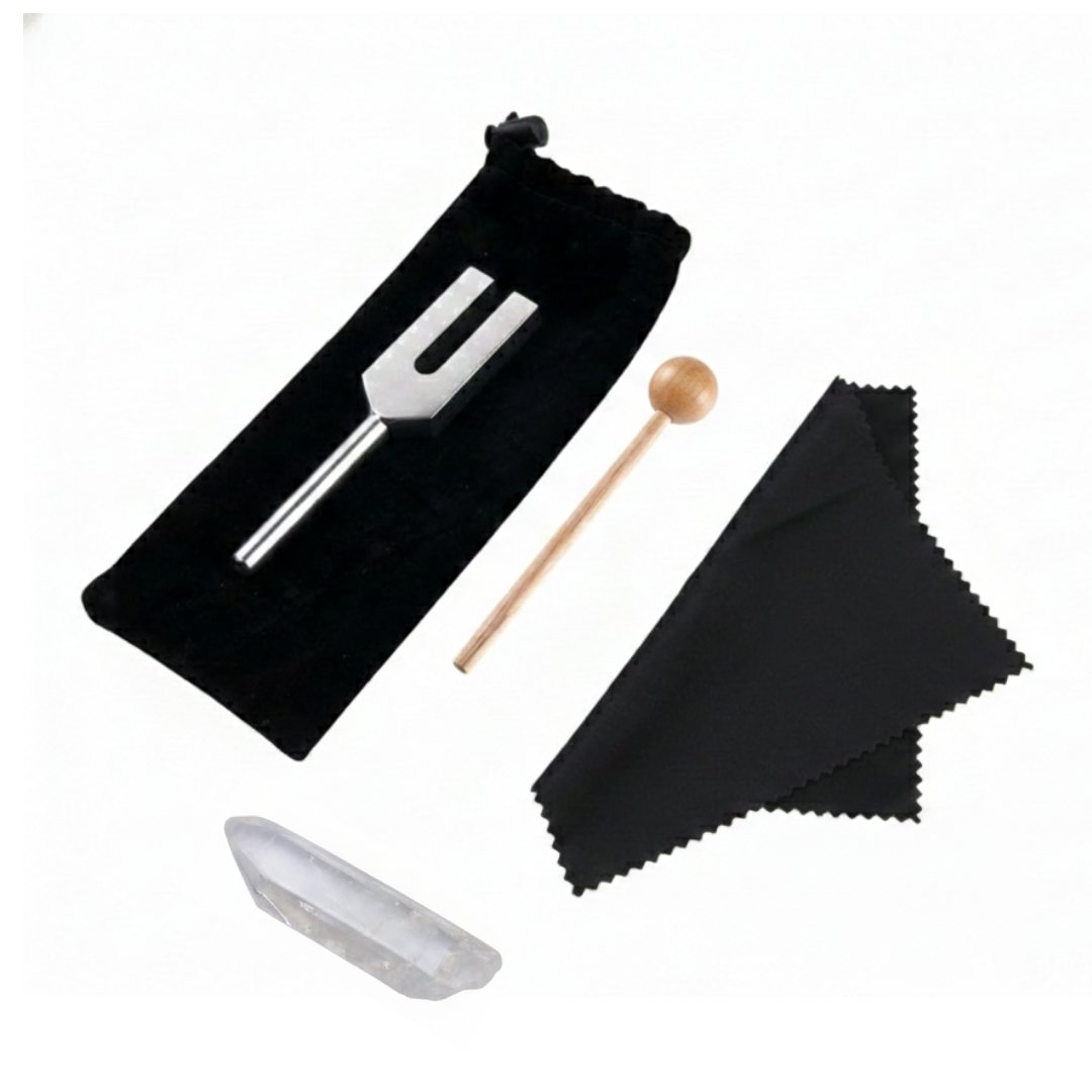 Ovivra High Frequency Angel Tuning Fork 4096Hz Crystal Tuner for Energy Clearing and Mental Focus