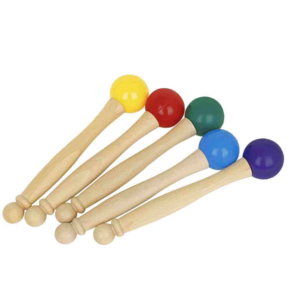 Ovivra Colorful Crystal Singing Bowl Mallet for Crystal Singing Bowls