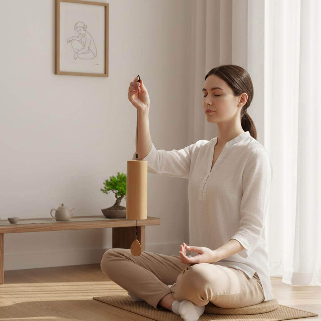 Bamboo Wind Chime for meditation 