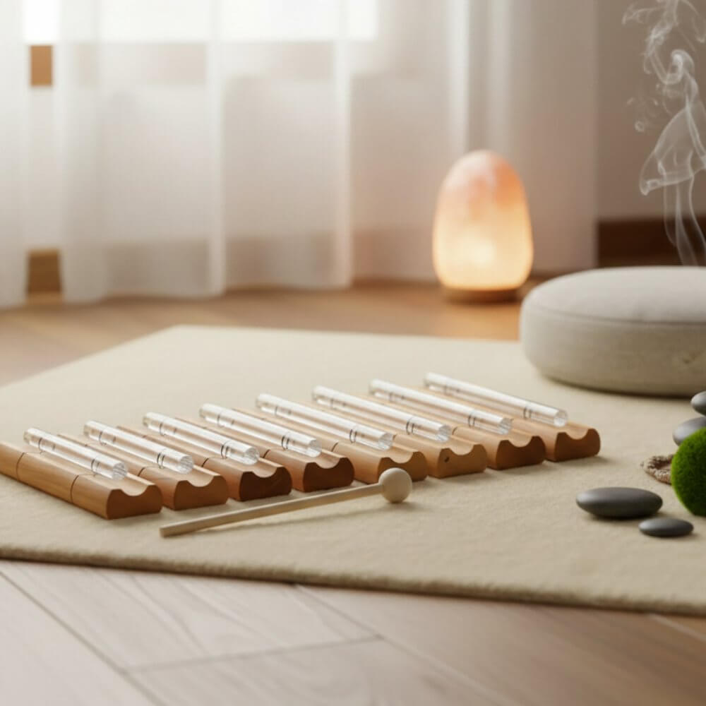 Bar Chime Set Chakra Energy for Meditation