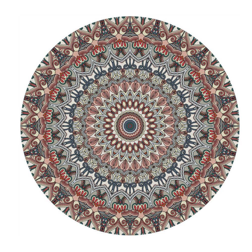Bohemian meditation rug