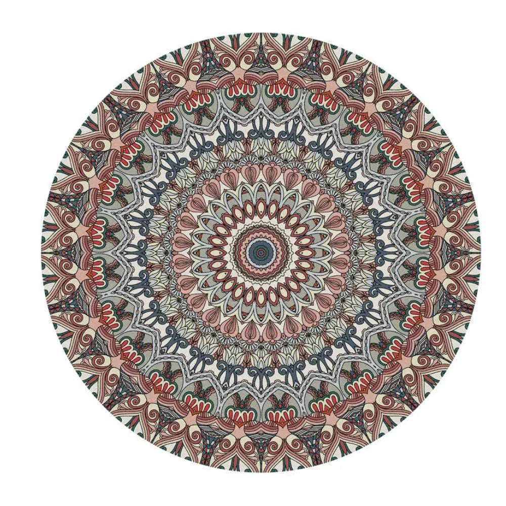 Bohemian meditation rug