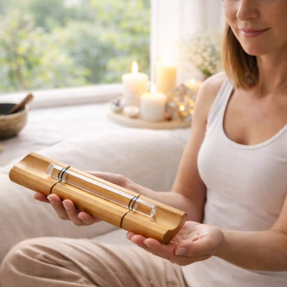 Crystal Chakra Bar Chime for  energetic harmony