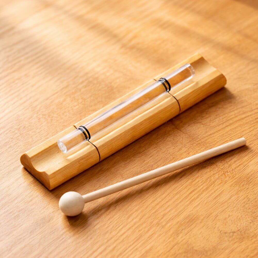 Crystal Energy Bar Chime for full-body vibration and relaxation