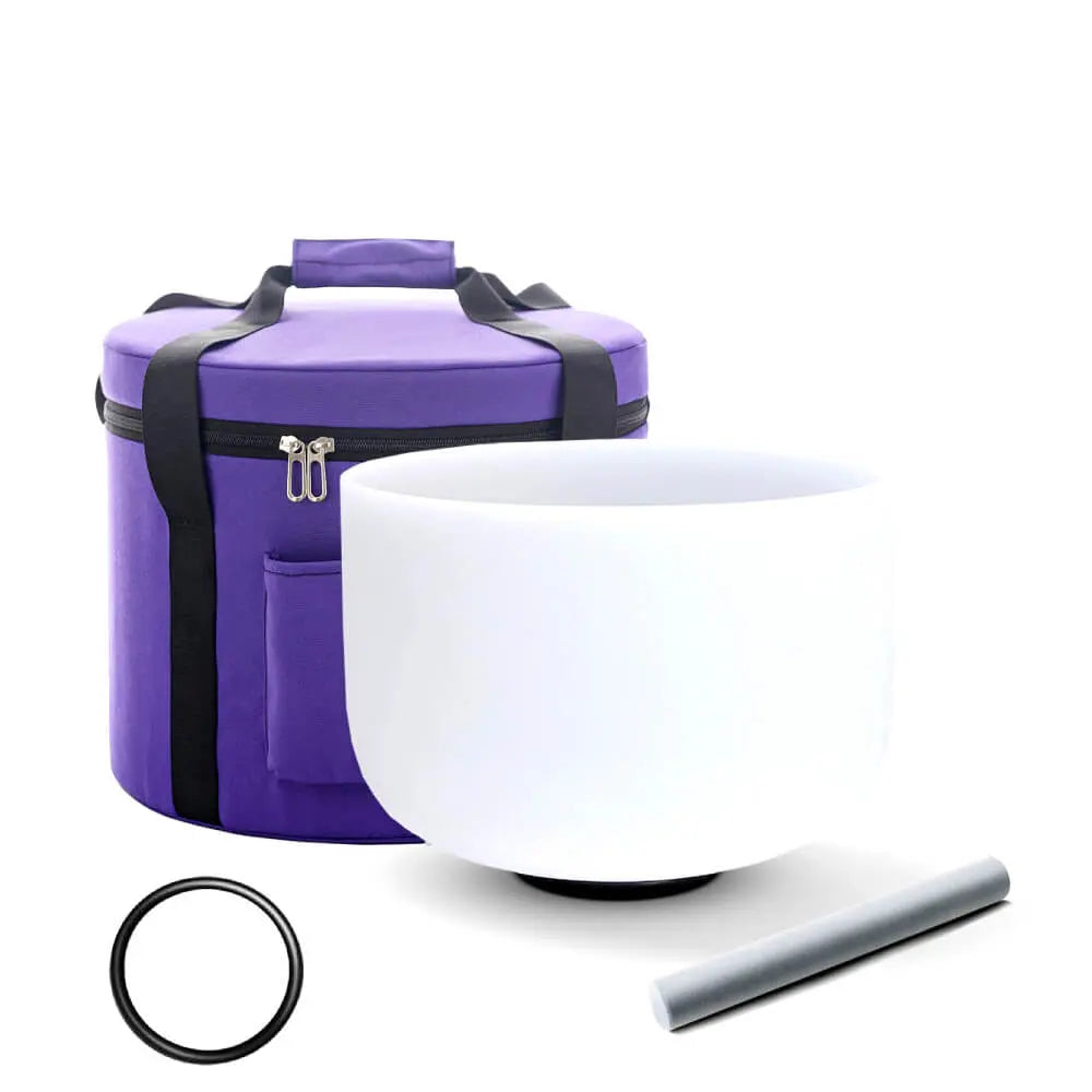 432hz crystal singing bowl set