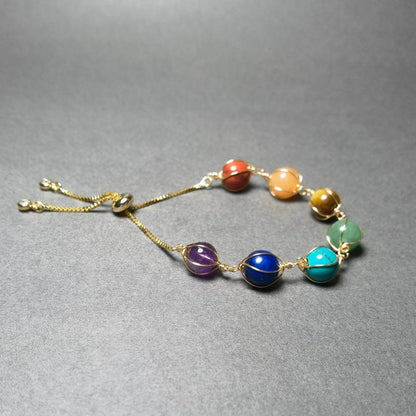 Lightweight chakra healing bracelet