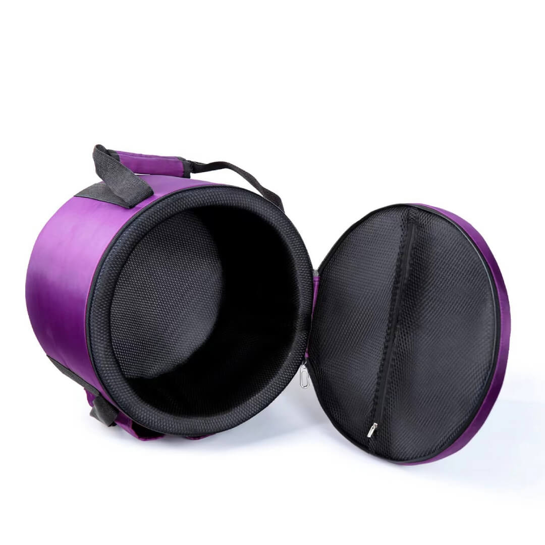 Portable quartz singing bowl travel case