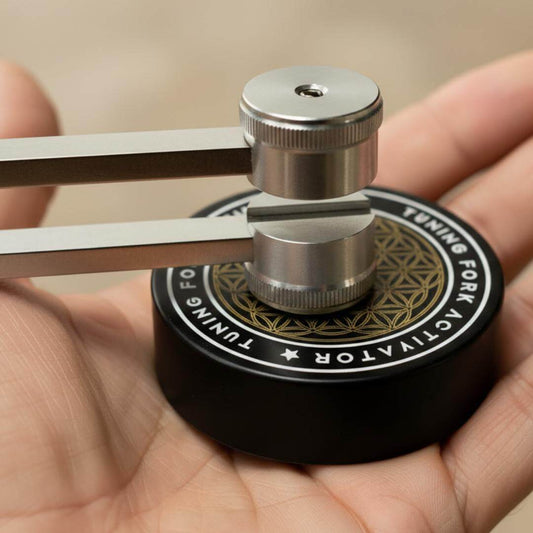 Silicone tuning fork activator