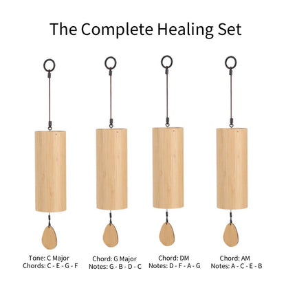 Ovivra Bamboo Wind Chime for Sound Healing & Meditation & Emotional Calm
