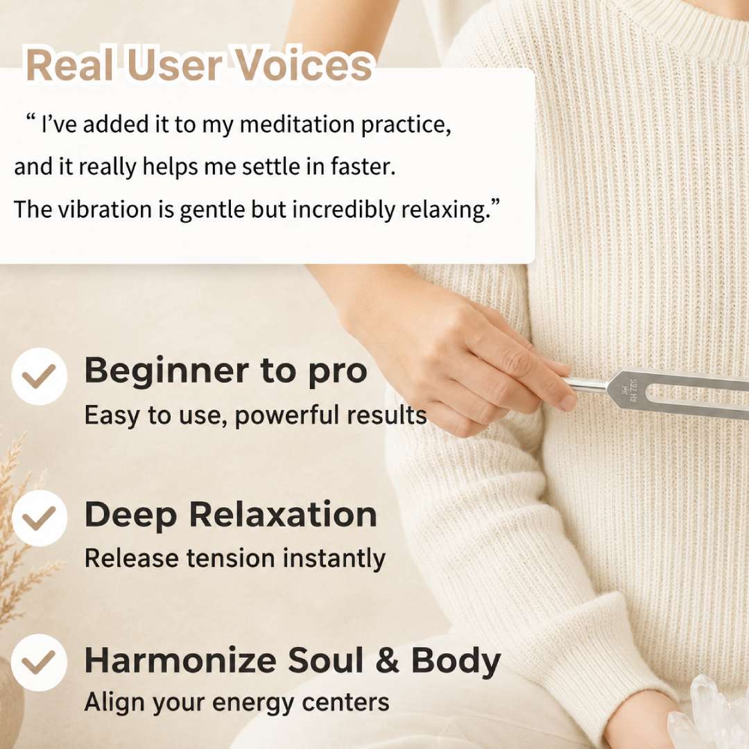 Tuning fork set for beginner