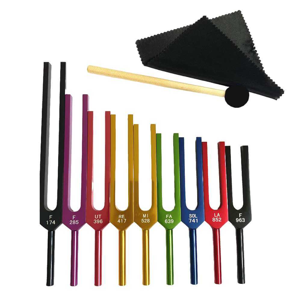 Tuning forks Solfeggio frequencies
