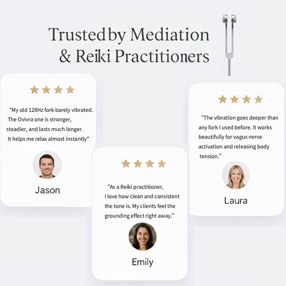 Ovivra 512 Hz Healing Tuning Fork – Sound Therapy & Meditation Frequency