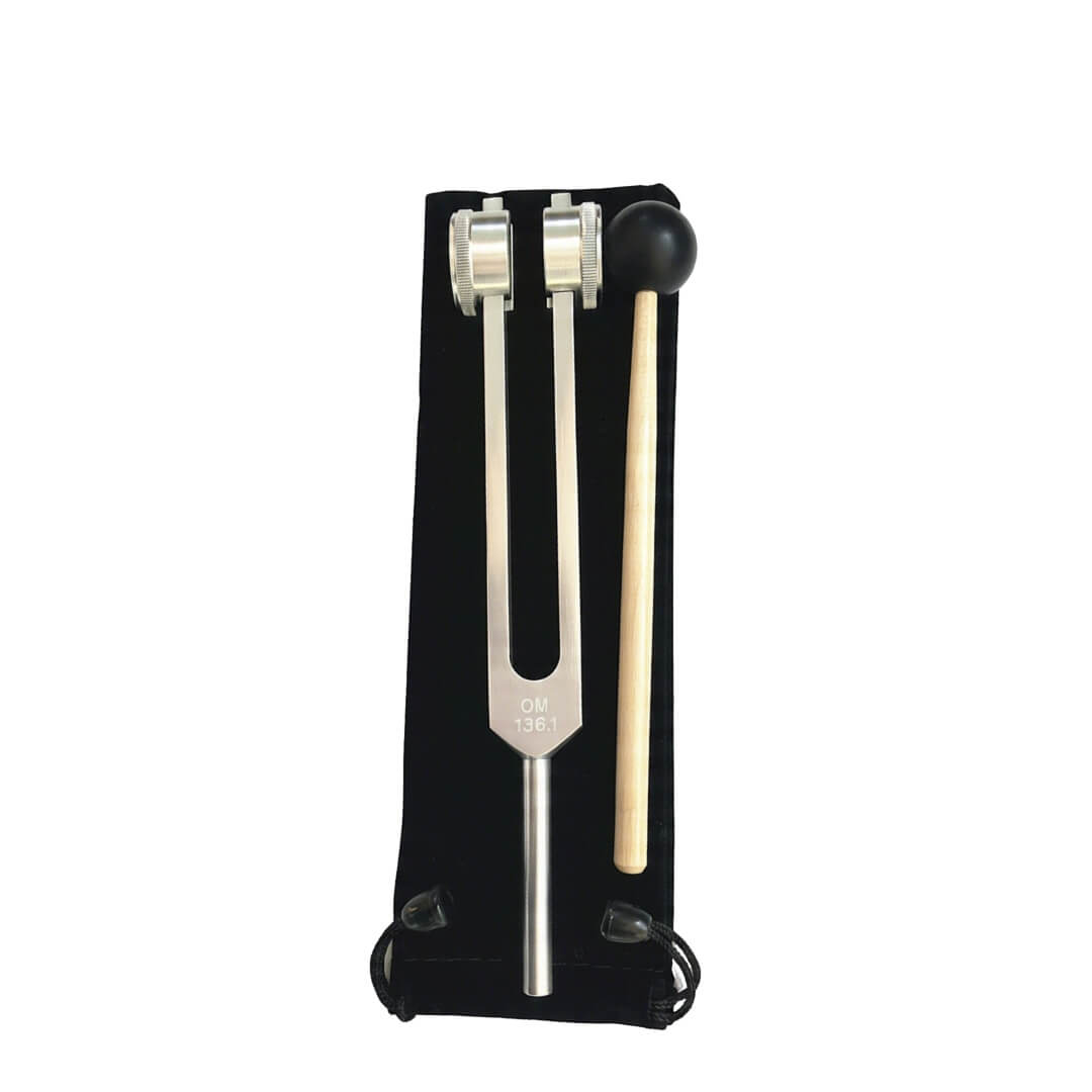 Weighted Om 136.1 Hz tuning fork