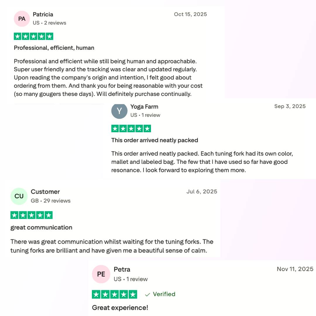 good review for ovivra tuning fork