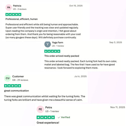 good review for ovivra tuning fork