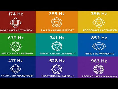 Ovivra 9 Solfeggio Tuning Fork Set — Restore Inner Peace & Harmonize Energy