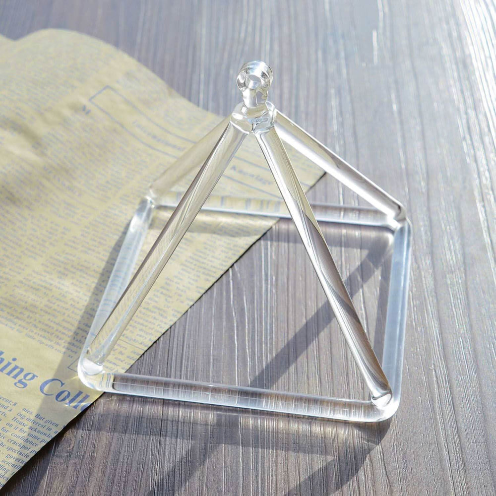 quartz crystal pyramid