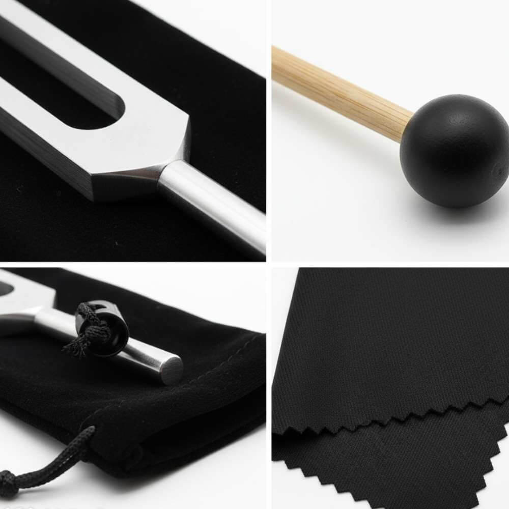 tuning fork Velvet bag
